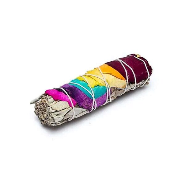 Weißer Salbei mit Chakrablätter